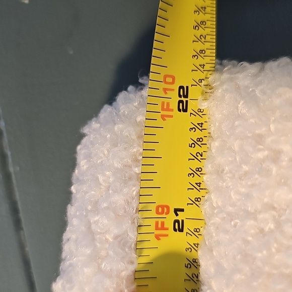 Susan Graver Weekend Women's Cream Button-Up Coat. meduim. Sper Soft. Big Pocket - Picture 9 of 10